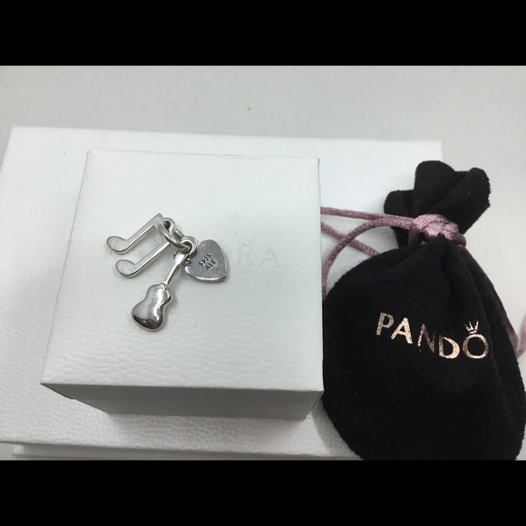 Authentic Pandora “I Love Music” Charm/Pendant - Picture 3 of 4